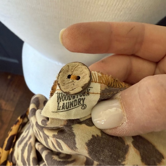 Woodstock Laundry WOMENS SLEEPSHIRT - LEOPARD SKIN ON ORANGE XL - Picture 11 of 11